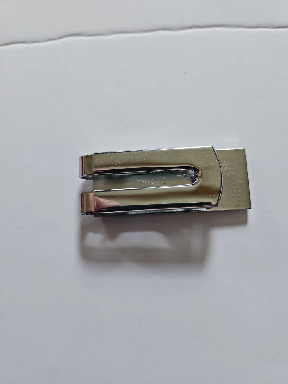 Classic Silver-Tone Money Clip for Men